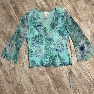 Woman silk top